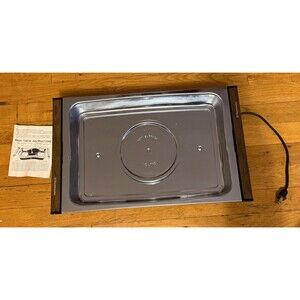Toastmaster Electric Warming Tray Model 1500 Chrome Buffet Server Hot Plate VTG